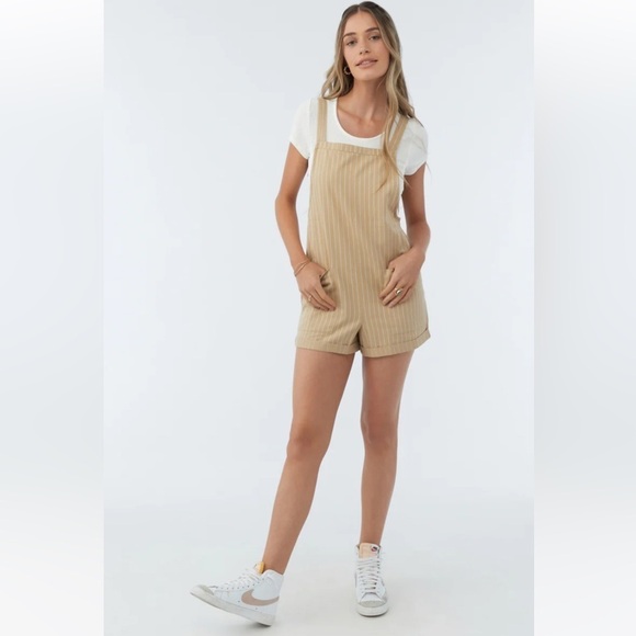🔆O’NEILL🔆 SUMMERLIN ROMPER JUMPSUIT SHORTS ADJUSTABLE CUTE COMFORTER - Picture 16 of 16